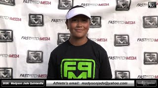 2028 Madyson Jade Quintanilla 40 GPA  First Base Recruiting Skills Video Norcal Choppers Stone [upl. by Eetnod444]