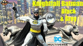 McFarlane DC Multiverse Knightfall Batman Black amp Grey Action Figure Review amp Comparison [upl. by Anilegna]