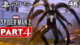 SPIDERMAN 2 Gameplay Walkthrough Part 4 4K 60FPS PS5  No Commentary FULL GAME [upl. by Anrak600]