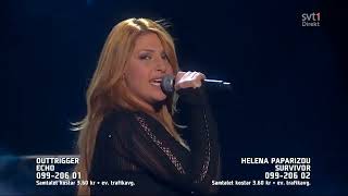 ESC 2014 SWEDEN NF 2ND CH R2 1st Duel 2 Helena Paparizou  Survivor 38  FINALIST [upl. by Sina53]