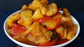 Sweet amp Sour Fish Fillets  Ikan Masak Masam Manis [upl. by Kiel108]