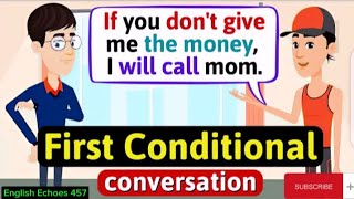 first conditional sentences  first conditional english grammar  1st conditional  Learn English [upl. by Ilac]