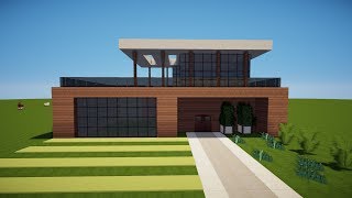 MINECRAFT MODERNES HAUS bauen TUTORIAL HAUS 147 [upl. by Connel]