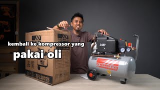 kenapa saya kembali ke kompresor yg pakai oli  tes dan review MORITA DIRECT AIR COMPRESSOR 34HP [upl. by Hittel]