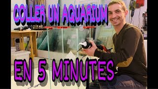 COMMENT COLLER UN AQUARIUM OU RÉSERVE D’EAU OU DECANTE EN 5 MIN [upl. by Moss47]