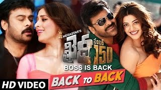 Khaidi No 150 Back To Back Video Songs  Chiranjeevi Kajal  Rockstar Devi Sri Prasad [upl. by Bigg]