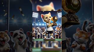 cat football player⚽️ cat catcute kitten cutecat cute [upl. by Nnalatsyrc]