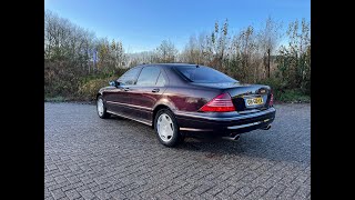 MercedesBenz W220 v12 S600 wakup callcold start [upl. by Xino]