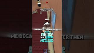 THE BEST MM2 PLAYER 🔥  mm2 murdermystery2 roblox [upl. by Adnirolc]