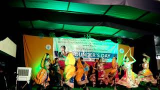 Dhandiya dance by Kanachur school students [upl. by Sigfried]