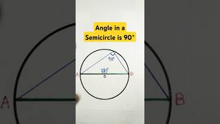 Angle in a semicircle is a right angle  Circles Theorems Class 9 [upl. by Ferree]