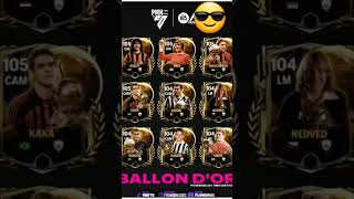 Os bolas de ouro ídolos no FC Mobile [upl. by Kawai]