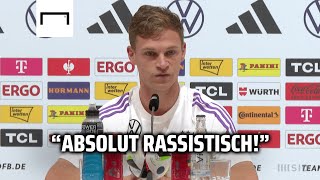 Klare Kante 👏 quotRassistischequot Umfrage lässt Kimmich fassungslos zurück 😳 [upl. by Yssim]