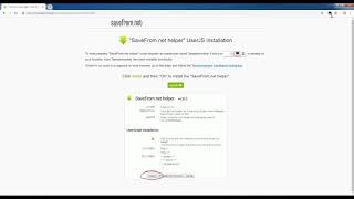 Solusi SaveFrom net helper Error [upl. by Iruahs933]