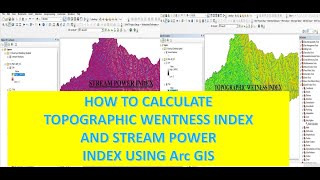 How to Calculate Topographic Wetness Index and Stream Power Index Using Arc GIS አማርኛ ቱቶር [upl. by Annelg348]