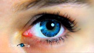 Niebieskie soczewki kolorowe PartyEye A AQUA  Blue Color Contact Lenses [upl. by Varney]