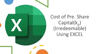 Cost of Preference Share Capital Irredeemable [upl. by Idram124]