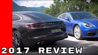 2017 Porsche Panamera 4S 4S Diesel and Turbo Review and Test Drive [upl. by Melentha]