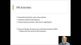 HR Activities and HRIS [upl. by Barbaraanne487]