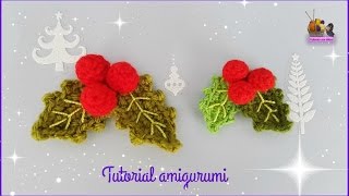 Tutorial amigurumi  Acebo  Holly [upl. by Leraj910]