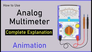 how to use analog multimeter  analog multimeter tutorial  Check AC volt with analog multimeter [upl. by Cortie]