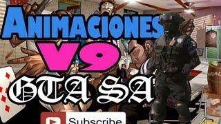 GTA San Andreas  Descargar e Instalar Nuevas Animaciones v9 [upl. by Iidnarb762]