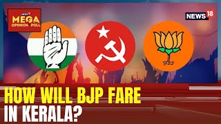 Mega Poll With News18 Shows UDF Winning 14 Out Of 20 Seats In Kerala  BJP Vs Congress  News18 [upl. by Yllop]