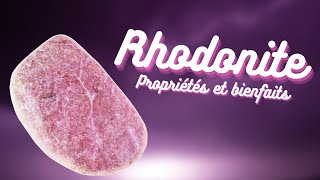 Les vertus de la Rhodonite en lithothérapie [upl. by Becht]