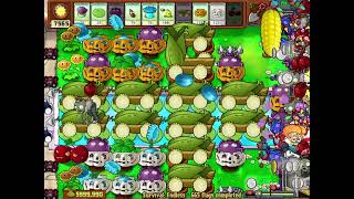 Plantas vs Zombies  Supervivencia Infinita Bandera 666 [upl. by Elakram]