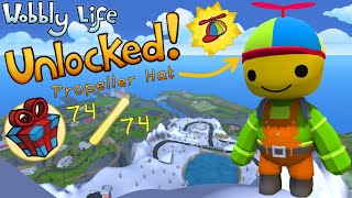 WE UNLOCKED THE PROPELLER HAT IN WOBBLY LIFE [upl. by Kalle]