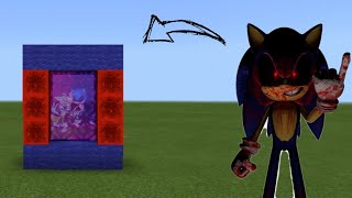 CARA MEMBUAT PORTAL SONICEXE  MINECRAFT [upl. by Allenod]