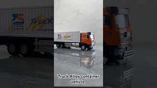 Cargo truck Alloy container trailer tractor mini construction transport truck diecast automobile [upl. by Kamin]