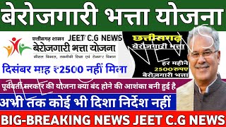 छग बेरोजगारी भत्ता योजना 202425 युवाओं को ₹2500 क्या बंद होगी योजना अभी तक कोई दिशा निर्देश नहीं [upl. by Hirst]