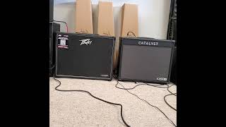 Peavey Vypyr X2 and Line 6 Catalyst 60 112 Basic Clean Comparison [upl. by Weinert]