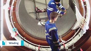 Brush Electrical Full Stator Rewind and Core Rebuild  EDF Energy [upl. by Augustine999]