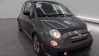 2014 Fiat 500 Abarth Granito Lucente granite Crystal Used walk around for sale in Fond Du Lac Wi [upl. by Banwell356]