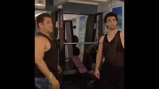 Salman Khan And Aayush Sharma gym Workout [upl. by Rahcir804]