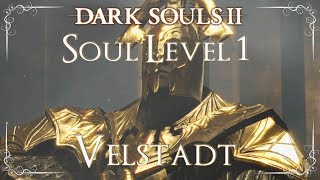 Dark Souls 2  BOSS Velstadt the Royal Aegis Soul Level 1 [upl. by Geirk852]