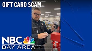 Pinole police send warning about new gift card scam [upl. by Eillas140]