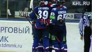 Evgeny Malkin scores his first KHL goal [upl. by Matuag457]