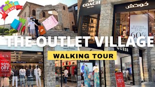 Dubai Outlet Village BEST Luxury DISCOUNT Shopping Mall  4K Walking Tour [upl. by Pattin]