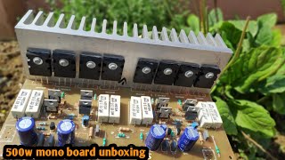 500w mono board unboxing 5200 1493 mono board [upl. by Yenettirb]