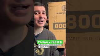 ProReck 800EX speaker review Coming soon on Dj Martini Midwest Reviews … [upl. by Nilkcaj]