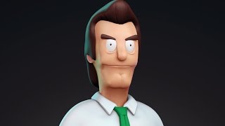 Jimmy Pesto Bobs Burgers 3D ZBrush [upl. by Nozicka66]