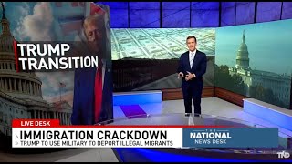 Trump will use the military to combat illegal immigration [upl. by Laon508]