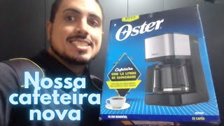 Compramos a nova Cafeteira Oster OCAF600 DE 32 CAFÉS [upl. by Ahcsim]