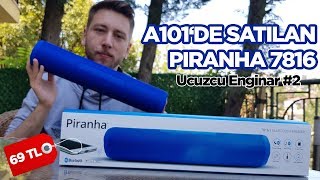 A101de satılan Piranha A7816 Bluetooth hoparlör HEDİYELİ [upl. by Enyawd]