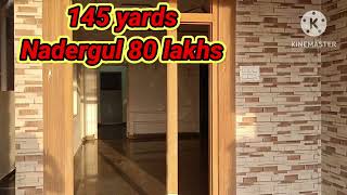 145 yards West facing Independent House  Nadergul cost 80 lakhs [upl. by Ardnaid52]