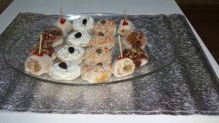 CANAPES DE NAVIDAD I RECETAS DE NAVIDAD ECONOMICAS [upl. by Imehon70]