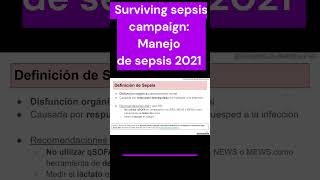 Sepsis ¿cómo definirla sepsis infection infecciones medicina medico [upl. by Nedrud]